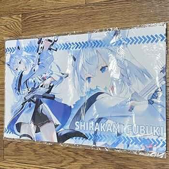ホロライブ 白上フブキ フブキ 銃 ミッドナイトブルー プレイマット 61JJuF38a+L._UF350,350_QL50_.jpg